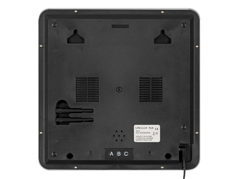 Unilux Flo LED clock black