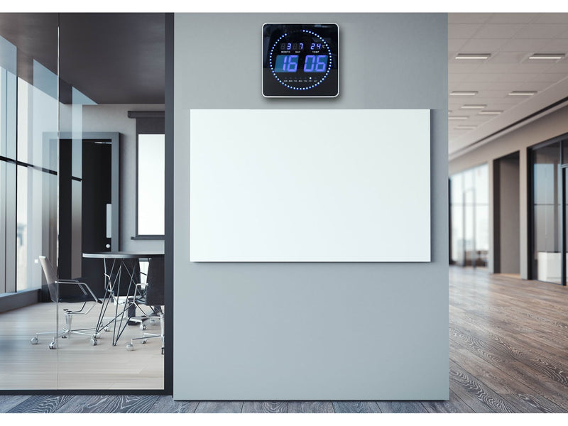 Unilux Flo LED clock black