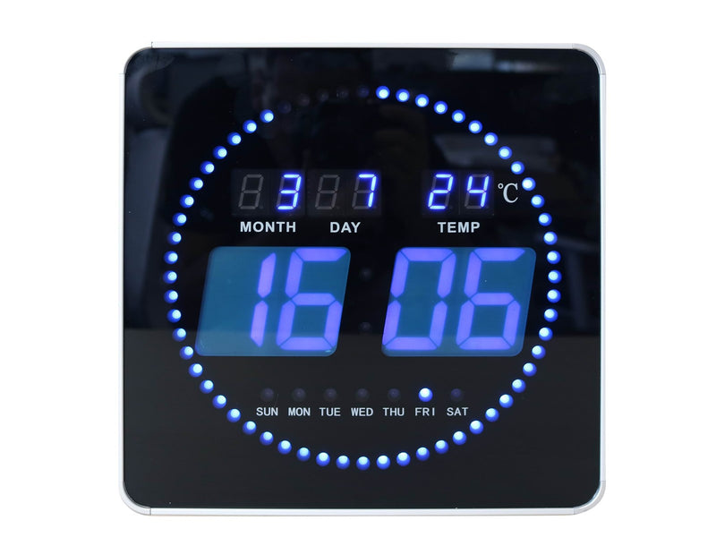 Unilux Flo LED clock black