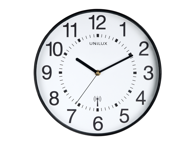 Unilux Maxi Wave Clock black
