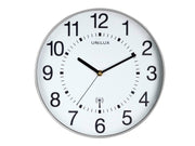 Unilux Maxi Wave Clock metal grey