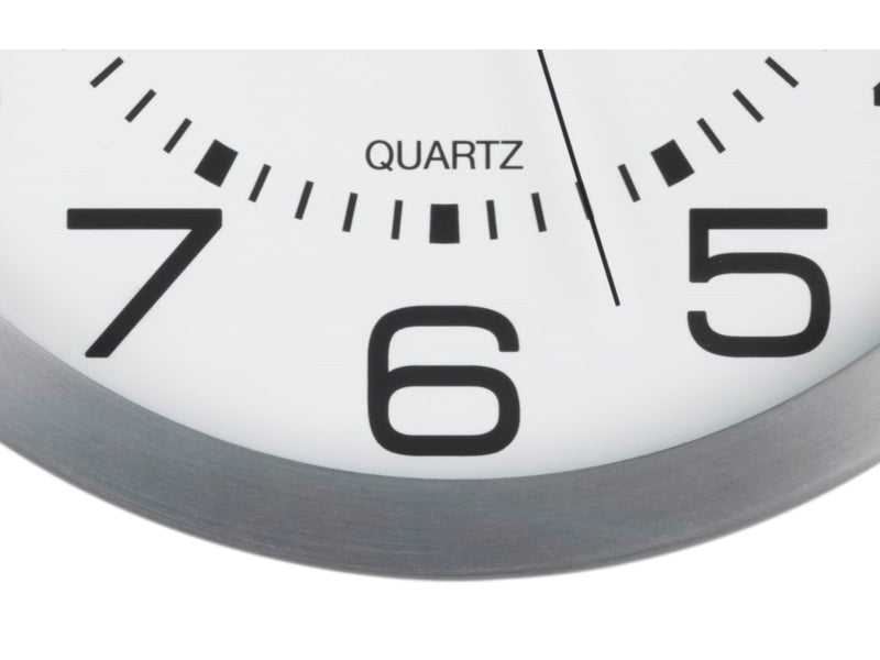 Unilux Moon Clock backlit metal grey