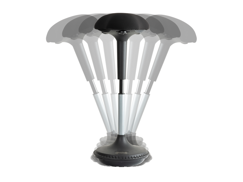 Unilux Moove Stool black Schemel - ABS-Kunststoff
