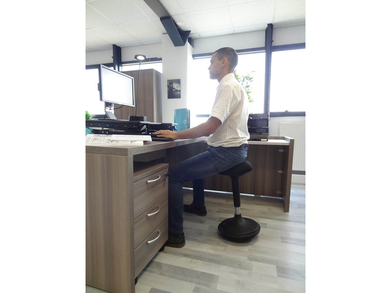 Unilux Moove Stool black Schemel - ABS-Kunststoff