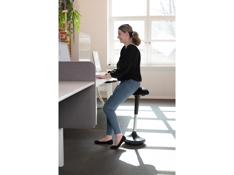 Unilux Moove Stool black Schemel - ABS-Kunststoff