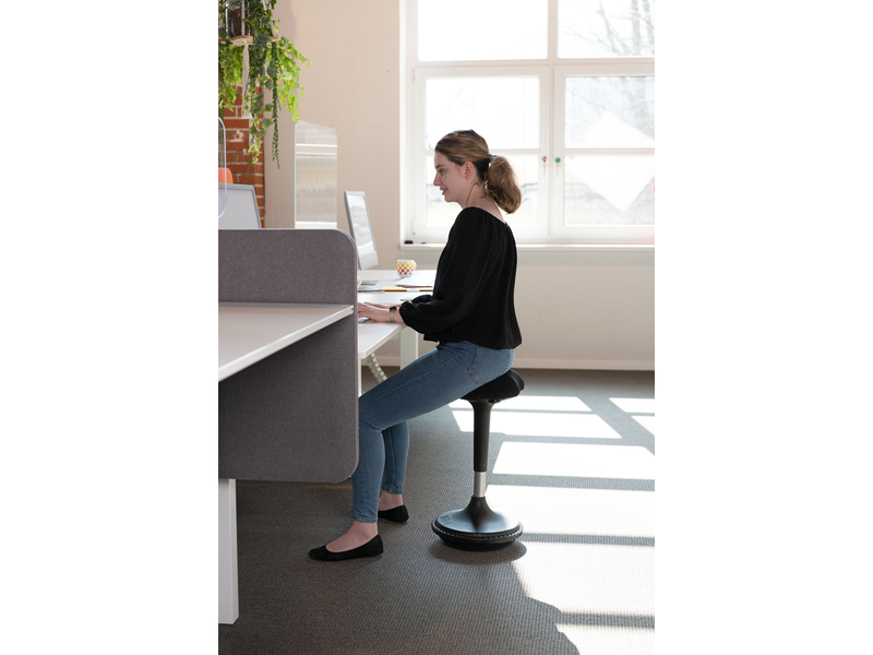 Unilux Moove Stool black Schemel - ABS-Kunststoff