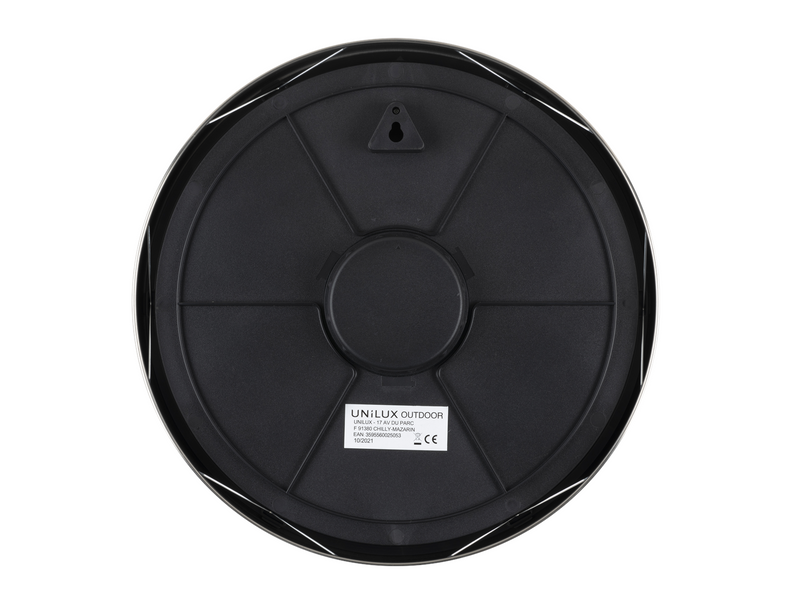 Unilux Outdoor Clock metal grey