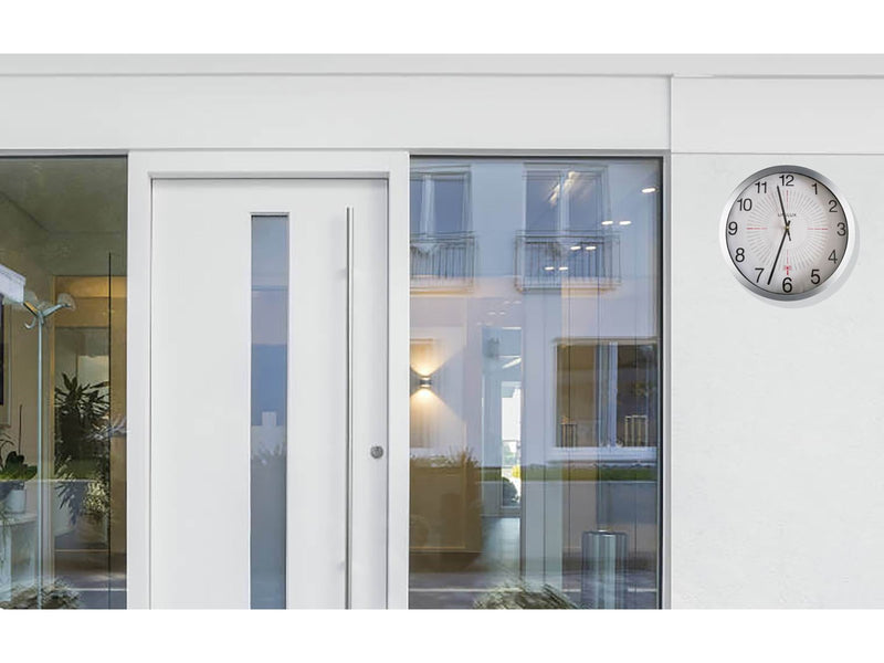 Unilux Outdoor Clock metal grey