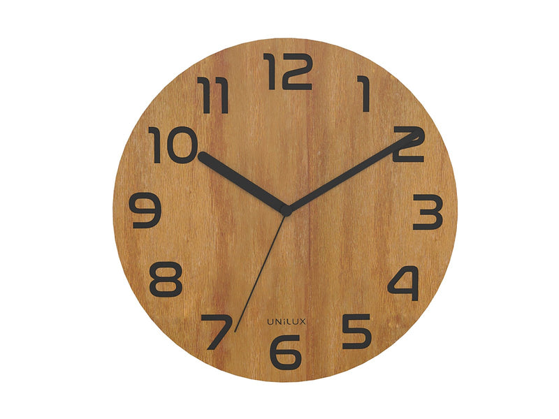 Unilux Palma Bambou clock light brown