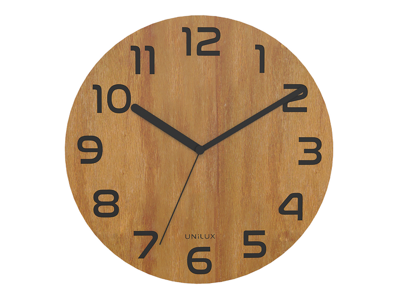 Unilux Palma Bambou clock light brown