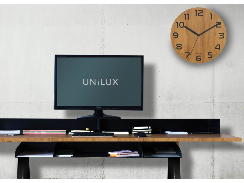 Unilux Palma Bambou clock light brown