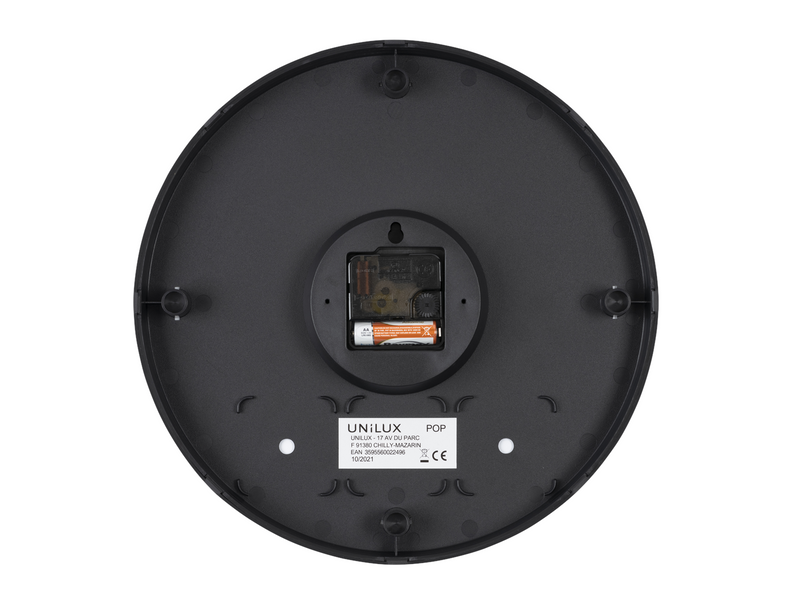 Unilux Pop Clock black