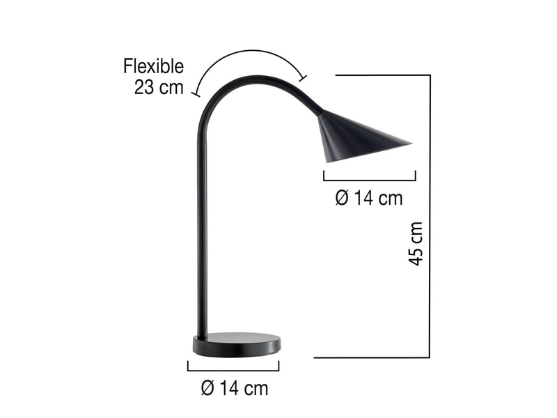 Unilux Sol LED lamp black