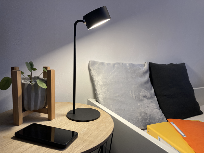 Unilux Sunset Tischleuchte schwarz  mit abnehmbarem magnetischem Kopf