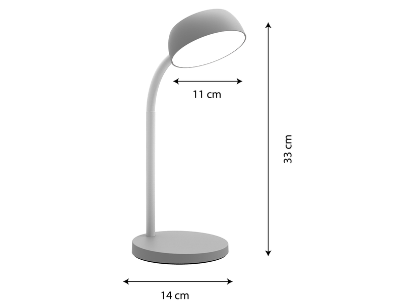 Unilux Tamy LED lamp grey