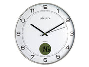 Unilux Tempus Clock metal grey