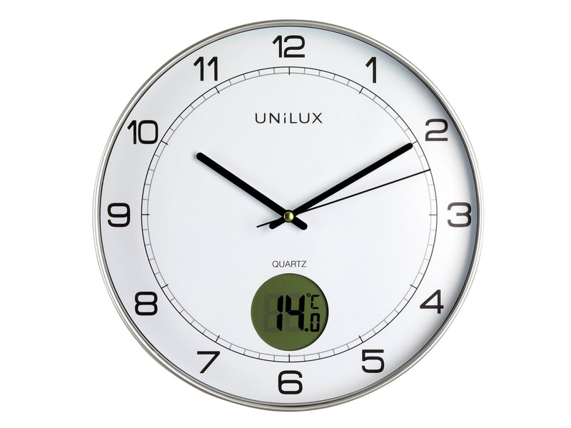 Unilux Tempus Clock metal grey