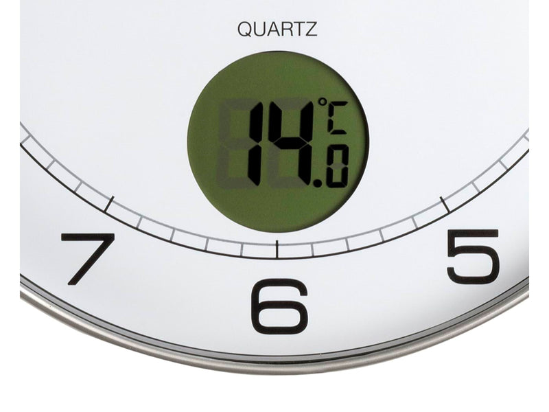 Unilux Tempus Clock metal grey