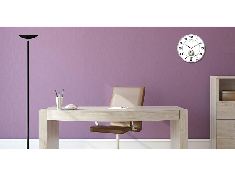 Unilux Tempus Clock metal grey