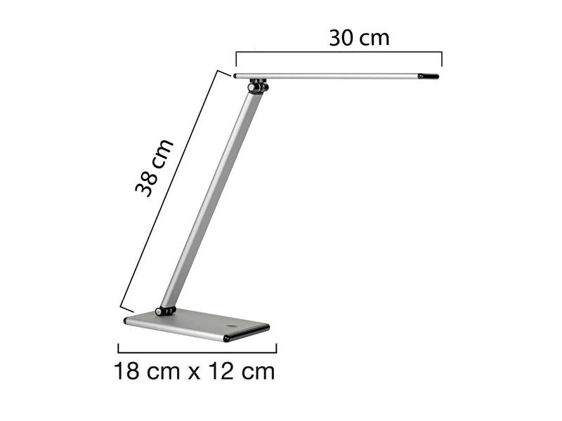 Unilux Terra LED lamp silver