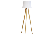 Unilux Tooka LED floor lamp white/wood
