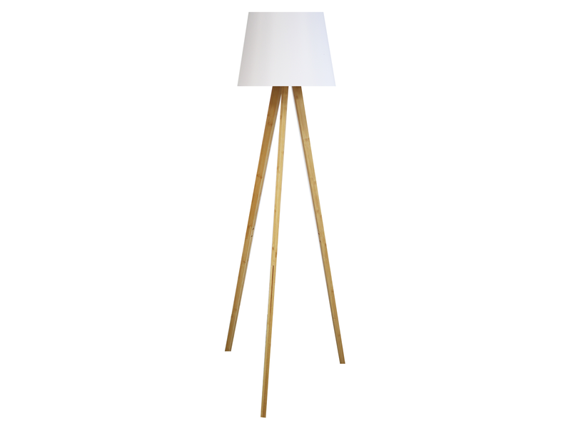 Unilux Tooka LED floor lamp white/wood