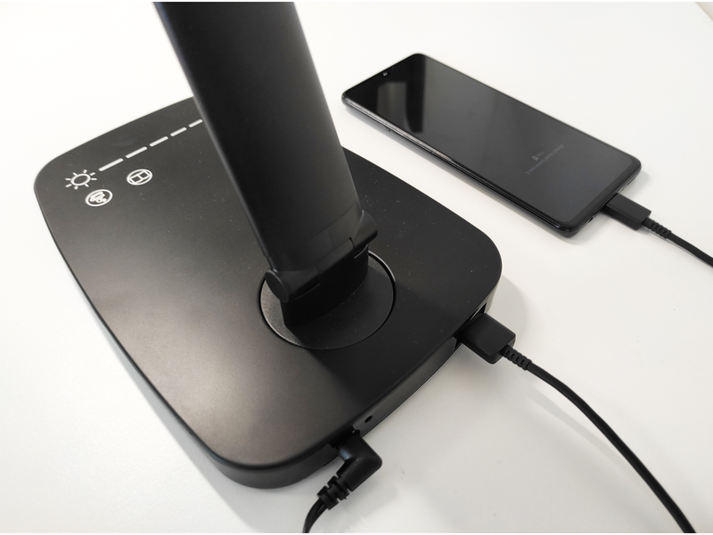 Unilux Twistled LED lamp black
