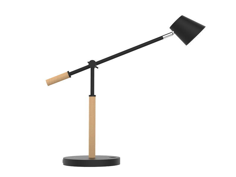 Unilux Vicky LED lamp black/wood