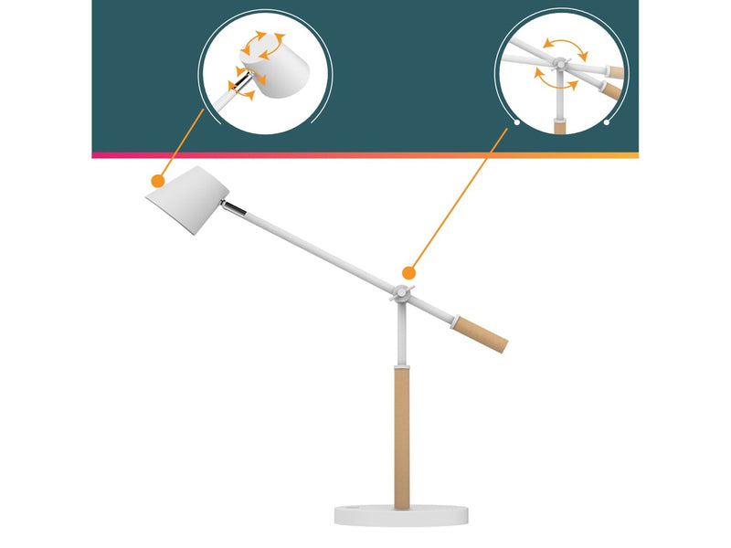 Unilux Vicky LED lamp white/wood