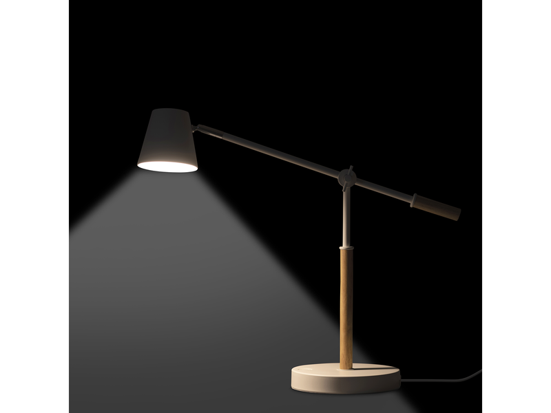 Unilux Vicky LED lamp white/wood