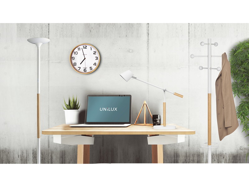 Unilux Vicky LED lamp white/wood