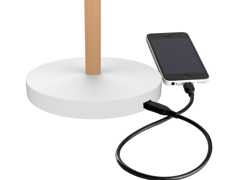 Unilux Vicky LED lamp white/wood