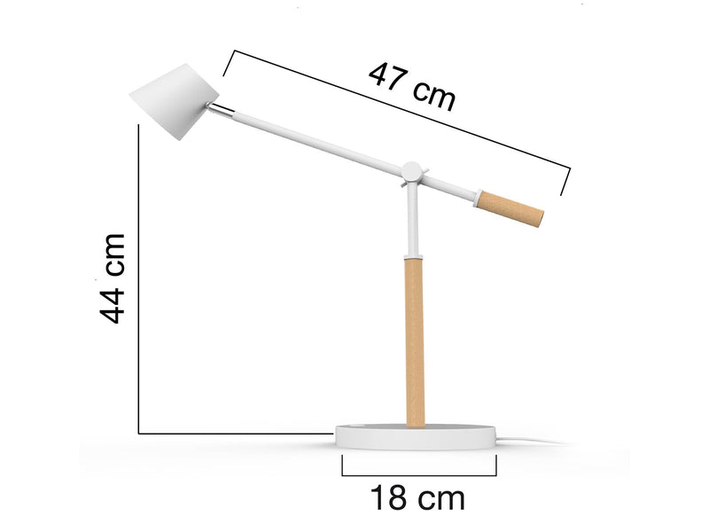 Unilux Vicky LED lamp white/wood