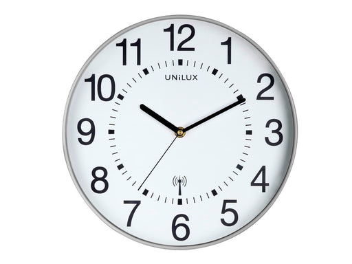 Unilux Wave Clock Metal grey