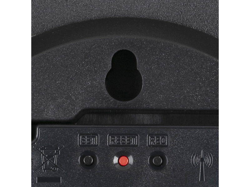 Unilux Wave Clock Metal grey