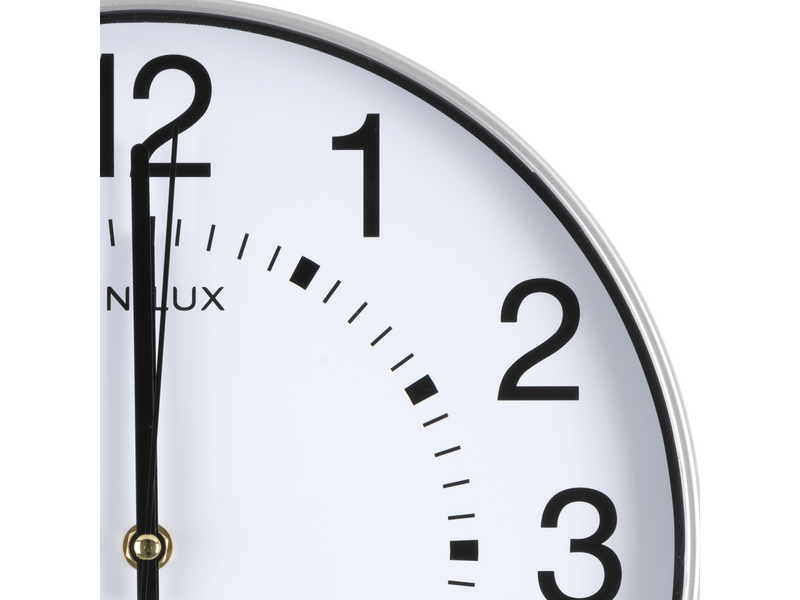 Unilux Wave Clock Metal grey
