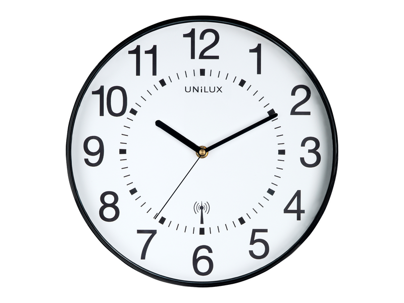 Unilux Wave clock black