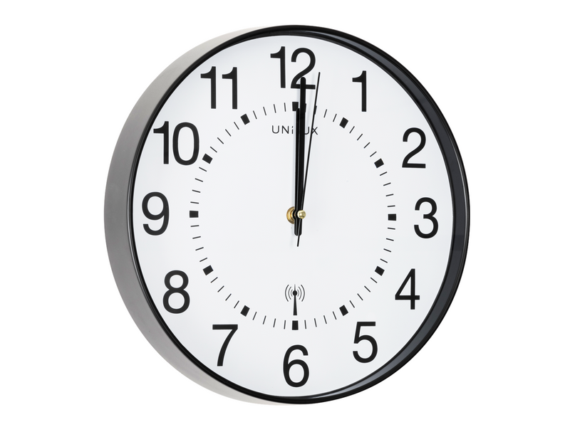 Unilux Wave clock black