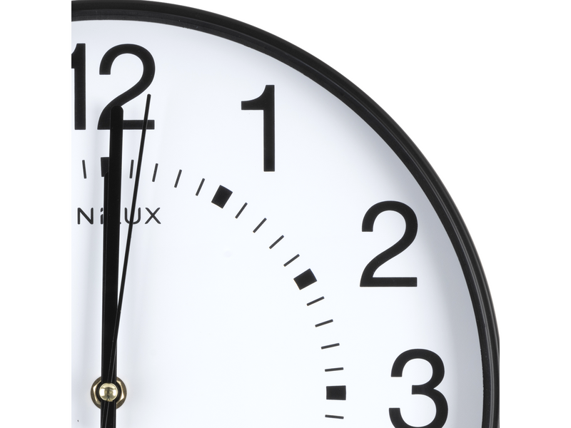 Unilux Wave clock black