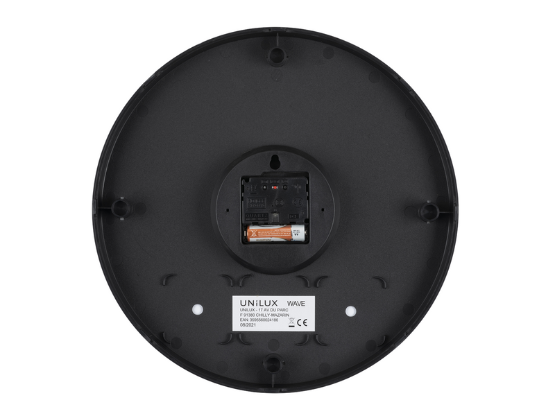 Unilux Wave clock black