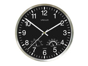 Unilux Wetty clock black/silver