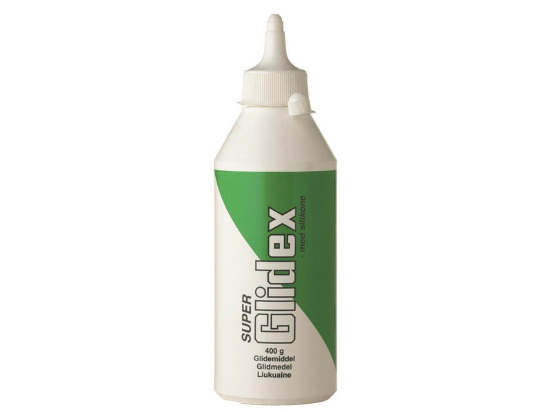 Unipak Super glidex silicone lubricant in plastic bottle