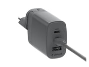 Unisynk 3 Port Global Multi-Charger Kit - 65W - Grey