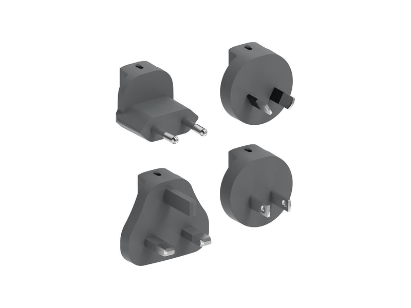 Unisynk 3 Port Global Multi-Charger Kit - 65W - Grey