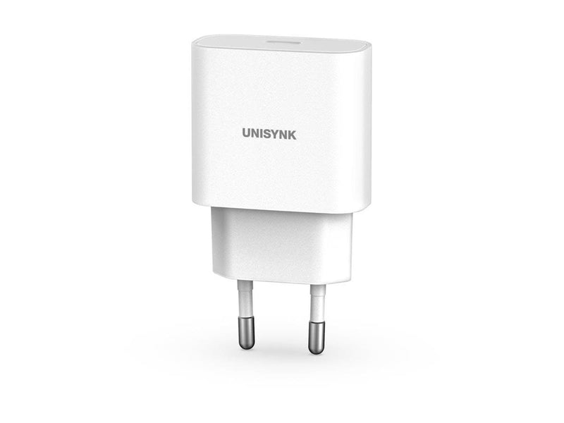 Unisynk Lightning Charger Kit EU PD 20W 2m - White