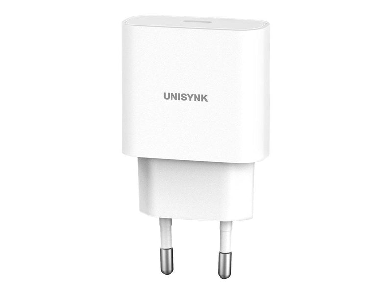 Unisynk USB-C Wall Charger PD 20W - White