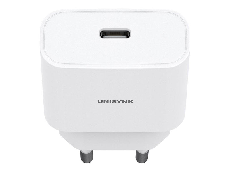 Unisynk USB-C Wall Charger PD 20W - White