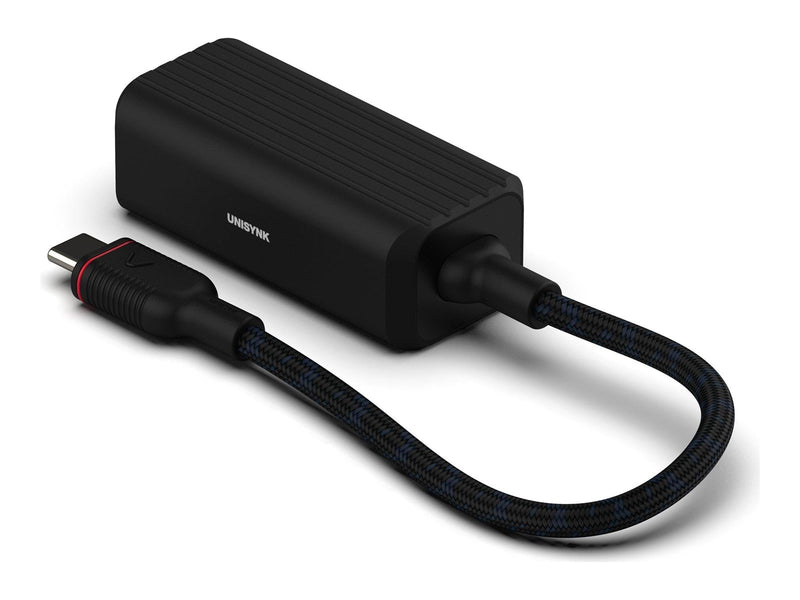 Unisynk USB-C to Network Adapter - Black
