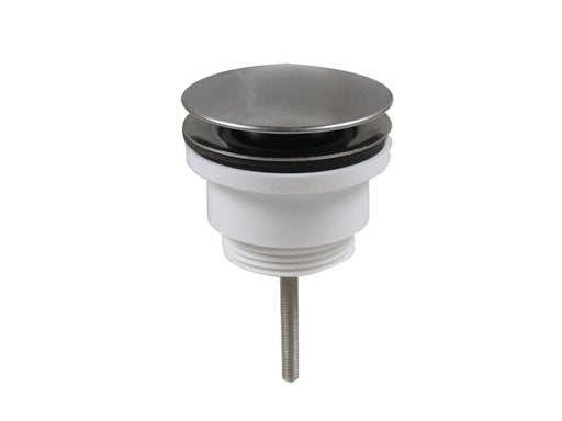 Unite bottom valve push-open 1 1/4" chrome