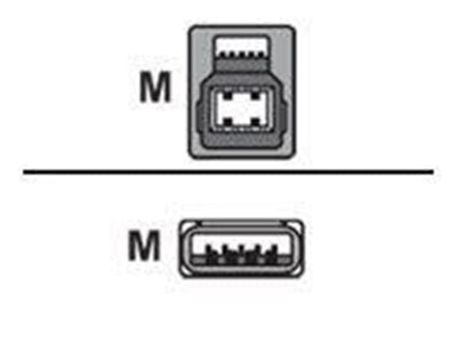 Unitek - USB cable - USB Type A to USB Type B - 2 m